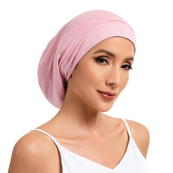 Gorro de Seda Mulberry NatureKess 22 Momme Ajustable Rosa