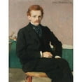 thumbnail image 2 of Józef Mehoffer 20x24 Gold Ornate Framed and Double Matted Museum Art Print Titled - Self-Portrait (1898), 2 of 4