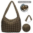 thumbnail image 1 of Bolso Hombro para Mujer Puffers Acolchados Hobo Bolsas Gran Capacidad Viajes Al Aire Libre, 1 of 9
