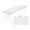 White, variant on 8 Foot Folding Table,Outdoor Folding Table,Bi-Fold,Outdoor Table for Picnic Party Dining Camp,White