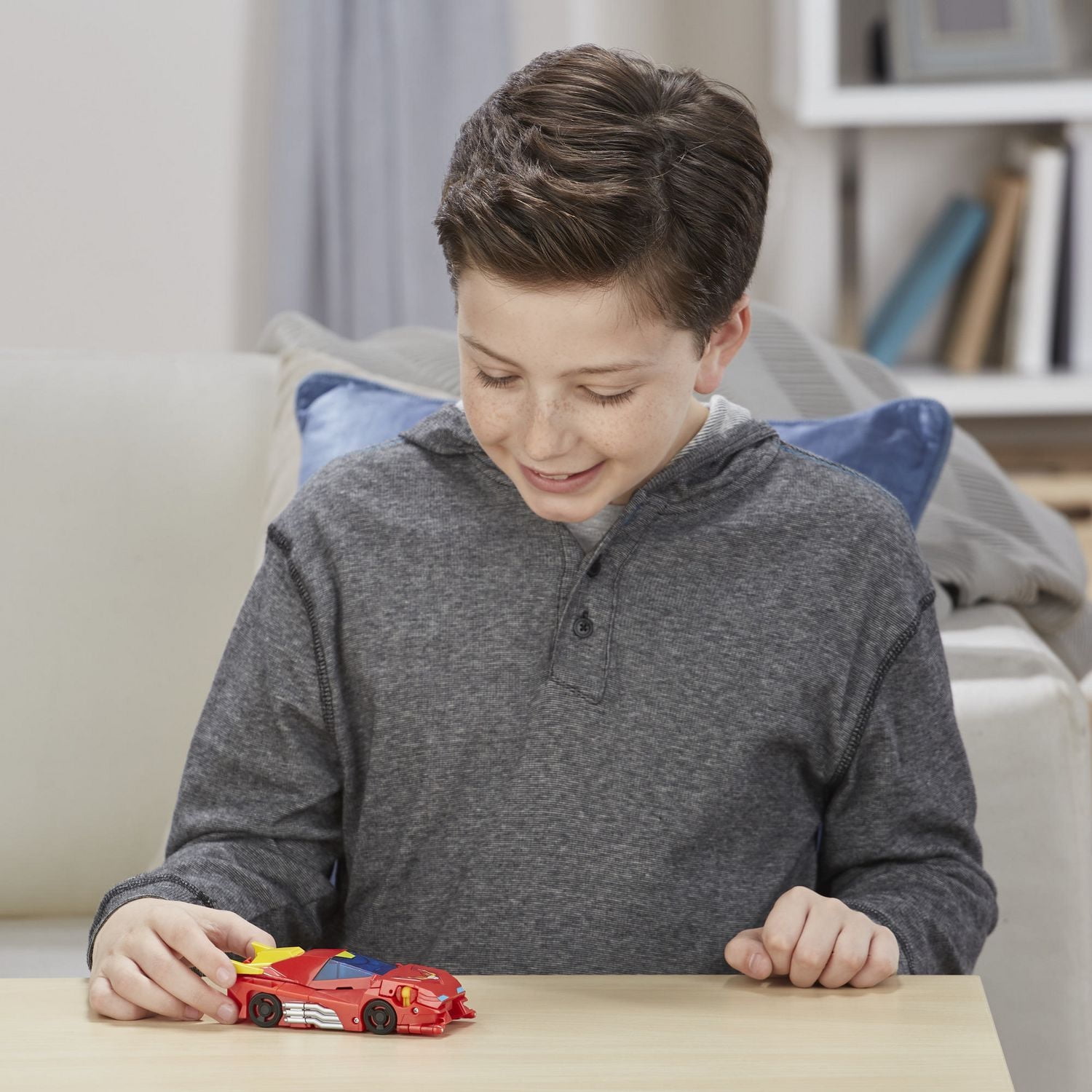 Transformers Cyberverse Action Attackers: Warrior Class Hot Rod Action Figure Toy