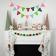 thumbnail image 2 of Northlight 45" Multi "Merry Christmas" Banner Garland - Unlit, 2 of 6