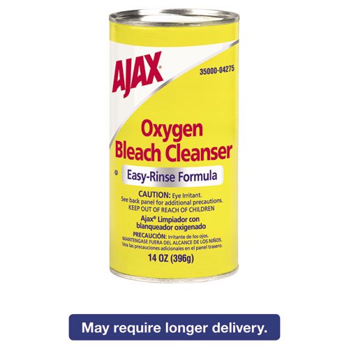 Ajax Oxygen Bleach EasyRinse Formula Cleanser, No Chlorine,14oz., 48