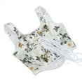thumbnail image 6 of Yuwull Women'S Summer Floral Corset Crop Top Strap Boned Bustier Cute Tie Back Party Bodyshaper, 6 of 8