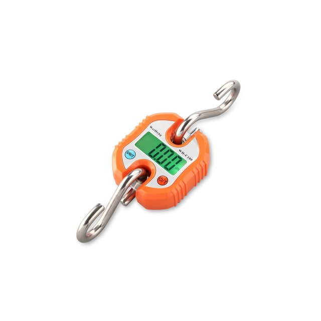 Balance-grue 150 kg 50 g, Crochet Suspendu Robuste, Balances Portatives Numériques en Acier Inoxydable pour Bagages, Facile à Utiliser
