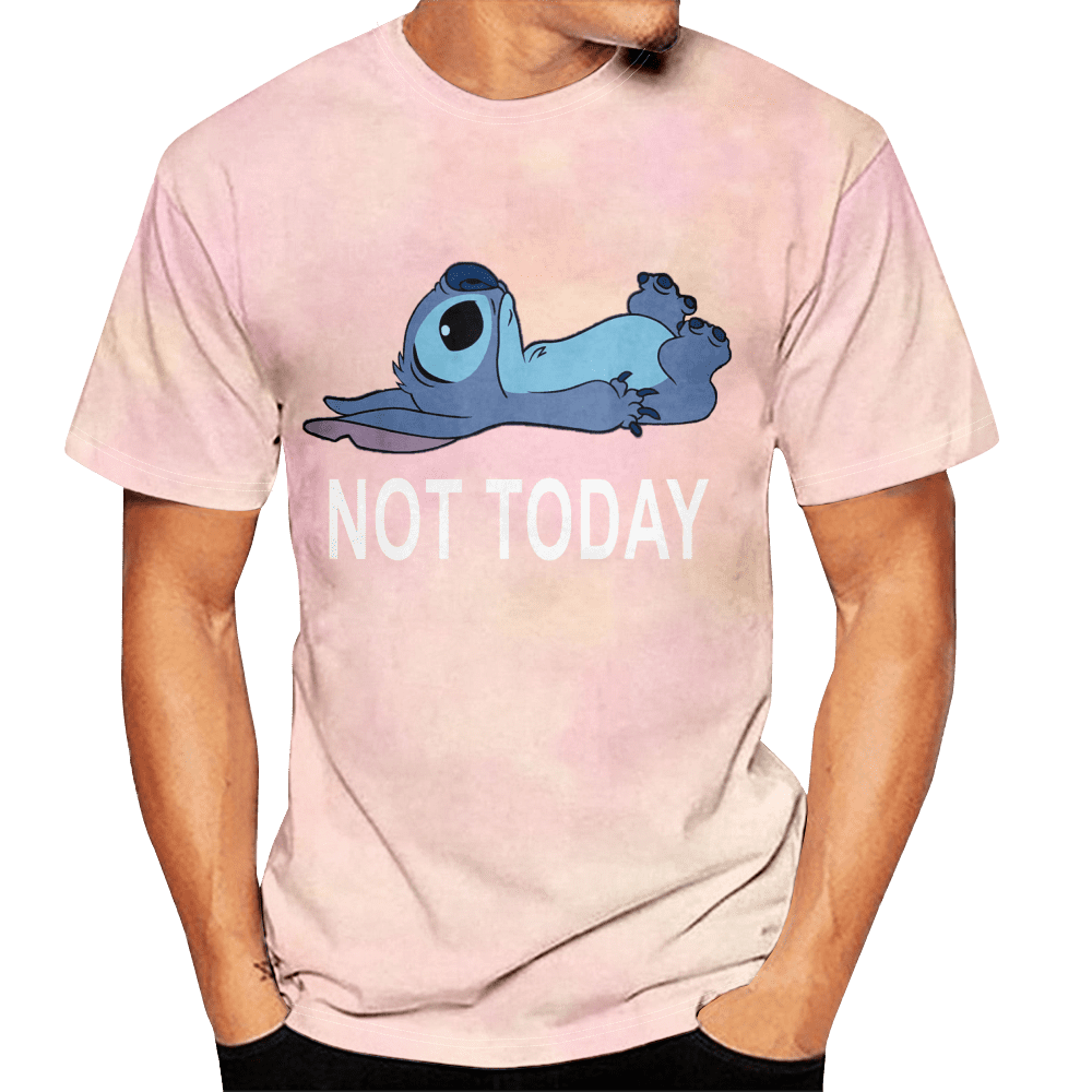 Stitch Cartoon Cute Cotton Family Tees Shirt Matching Tshirt for