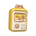 thumbnail image 2 of Almencla Electronic Fingerprint ATM Piggy Bank Electronic Piggy Banks Password Lock Savings Bank for Children Birthday Gift Girls Boys Yellow, 2 of 8