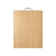 thumbnail image 2 of Tabla de cortar de madera | Tabla de cortar de cocina de doble cara con diseño antideslizante | Tabla rectangular de 32x22x1,8 cm para carne y verduras | Color caqui, 2 of 6