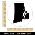 thumbnail image 2 of Rhode Island State Silhouette Self-Inking Rubber Stamp Ink Stamper - Red Ink - Large 1-1/2 Inch, 2 of 7