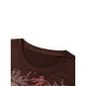 thumbnail image 5 of Blusas de verano para mujer, camiseta ajustada de manga corta con cuello redondo, ropa de calle XBTCLXEBCO short sleeve, 5 of 6