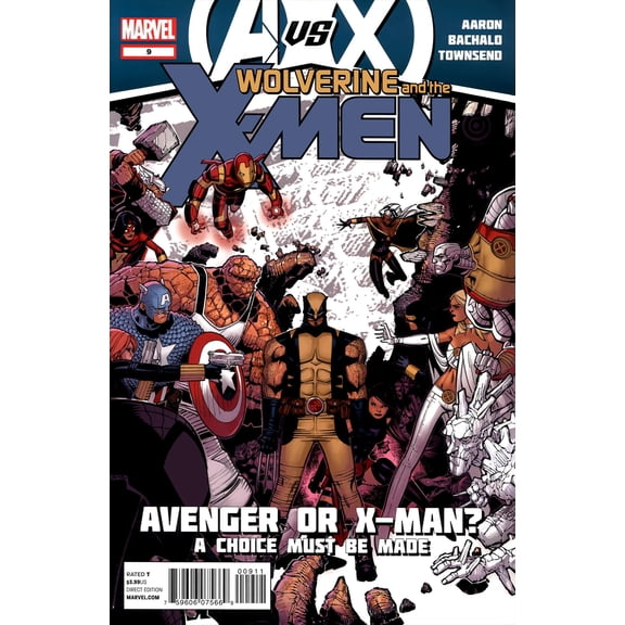 Wolverine And The X-Men #9 VF ; Marvel Comic Book