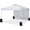 white roof 10x10 FT, variant on 10 x 10 FT Pop Up Canopy Tent - Waterproof Gazebo with Removable Mesh Sidewalls for Patio Camping and Event Use - White