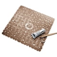 thumbnail image 4 of Alfombrilla De Ducha Y Bañera De Adoquín Cuadrada Con Ventosas Marrón SM SunniMix alfombra de ducha con orificio de drenaje, 4 of 8