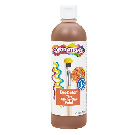 Colorations Paraben-Free BioColor Paint- Brown, 16 oz.