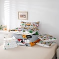 thumbnail image 6 of Homewish Chic Christmas Tree 7-Piece Bedding Comforter Set,Merry Christmas King Bedding Sets,Cartoon Santa Claus Bed Sheets For Girl Teens,Super Cozy Room Decor Reversible, 6 of 8