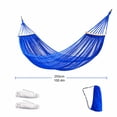 thumbnail image 2 of Portable Outdoor Ice Silk Mesh Hammock 100x51 Inches with Straps and Bag Anti-Flip Camping Swing Red, 2 of 5