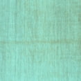 thumbnail image 1 of Ahgly Company Indoor Square Solid Light Blue Modern Area Rugs, 3' Square, 1 of 4