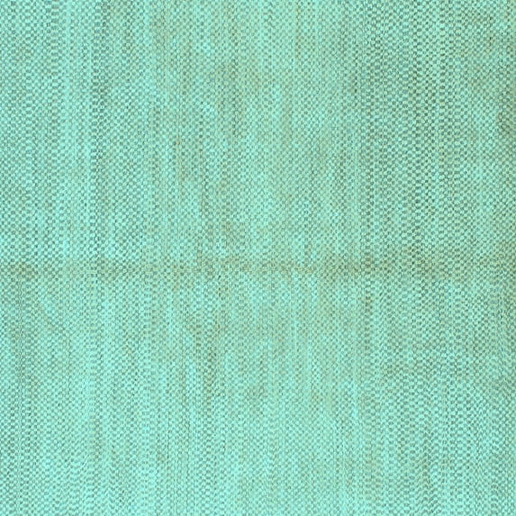 Ahgly Company Indoor Square Solid Light Blue Modern Area Rugs, 3' Square