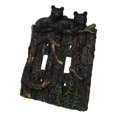 thumbnail image 5 of Set of 2 Rustic Forest Black Bears Climbing Tree Double Toggle Switch Covers, 5 of 9