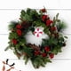 thumbnail image 4 of Adornos navideños, adornos navideños, regalos navideños, bola navideña, colgante pequeño decorativo especial, plástico galvanizado, pintado, rojo, caramelo, estrella hexagonal, objetos decorativos, 4 of 7