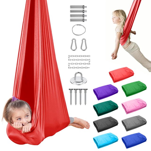 Swing For Kids Adjustable & Easy Install Suitable For Indoor/Outdoor Use Soothing For Sensory Processing Disorder & Special Needs