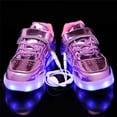 thumbnail image 6 of YAZI LED Light up Shoes Kids Low LED Sneakers USB Rechargeable Glowing Luminous for Boys Girls Toddler Child, 6 of 12