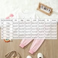 thumbnail image 5 of yboeqw Toddler Girls Outfit Sets Casual Cute Print Long Sleeve Tees and Pants Kids Fall Winter Clothes,Size 4 Years, 5 of 5