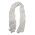 thumbnail image 2 of Foulard Douce pour Femmes avec Clous Mixtes - Blanc, 2 of 2