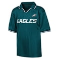 thumbnail image 2 of Youth Outerstuff  Midnight Green Philadelphia Eagles Stadium Jersey Polo, 2 of 3