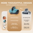 thumbnail image 2 of Lenmen Graphene-Infused Weighted Heating Pad & Shawl for Back and Neck, 6 Heat Settings, Auto-off Timer, Washable, 2 of 6