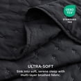 thumbnail image 3 of Juego de edredón Bedsure King, ultrasuave, para todas las estaciones, negro, 3 of 9
