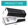 thumbnail image 2 of Mini Stapler,one Touch Stapling,Easy to Load Ergonomic Small Stapler, 10 Sheet Capacity,Includes 1000 Staples and Staple Remover (black), 2 of 7
