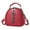 Red, variant on Small Top Handle Purse for Women Crossbody Satchel Handbag Barrel Bag Travel Shoulder Tote