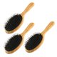 thumbnail image 1 of 3X Pelo Cepillo de Pelo de Cerdas de Cepillo con Pasadores de Nylon de Bambú Cepillo Desenredante Adición de Cepillos para Acondicionar Mejorar La Textura del Cabello, 1 of 9