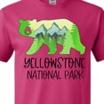 thumbnail image 4 of Inktastic Yellowstone National Park- Mountains and Bear Shape T-Shirt, 4 of 5