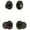 Timeless Bronze, variant on Grandeur 834236 Soleil Solid Brass Single Cylinder Keyed Entry Deadbolt And Passage Knob