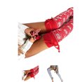 thumbnail image 4 of Guardurnaity Bowknot Mujer Knit Toeless Girl Reno Navidad Muslo Leggings altos Calcetines Botas Medias Moda Nuevo Medias No.01 Guardurnaity PS11631-01, 4 of 6