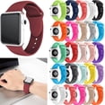 thumbnail image 2 of Silicone Sport Replacement Watch Band 38mm, 42mmStrap for Apple Watch Series 1 2 3, 2 of 5