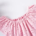 thumbnail image 3 of Cethrio Kids Girls Summer Outfit Sets, Cute 2025 Flutter Sleeve Casual Girls' Clothing Sets Pink Size 2T, 3 of 6