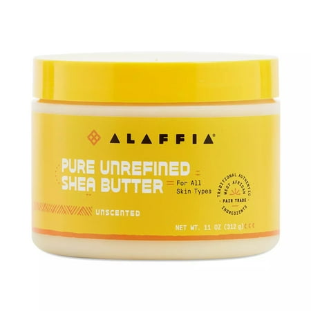 Alaffia Every Day Authentic Shea Butter, Unscented, 11 Oz.