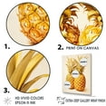 thumbnail image 3 of Designart "The Golden Grove Of Pineapples" Pineapples Floater Framed Wall Decor, 3 of 5