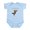 Sky Blue, variant on CafePress - Toughb Body Suit - Baby Light Bodysuit, Size Newborn - 24 Months