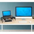 thumbnail image 2 of Mount-It! Metal Mesh Computer Monitor Stand and Riser with Pullout Drawer, 2 of 9