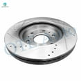 thumbnail image 4 of Front Drilled Slotted Brake Disc Rotors 329.95mm For 2005-2013 GMC Sierra 1500, 4 of 7