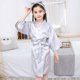 thumbnail image 1 of Pijamas de seda de hielo para niños, ropa de hogar fina de estilo japonés para niños, camisón de seda para niñas, 1 of 6