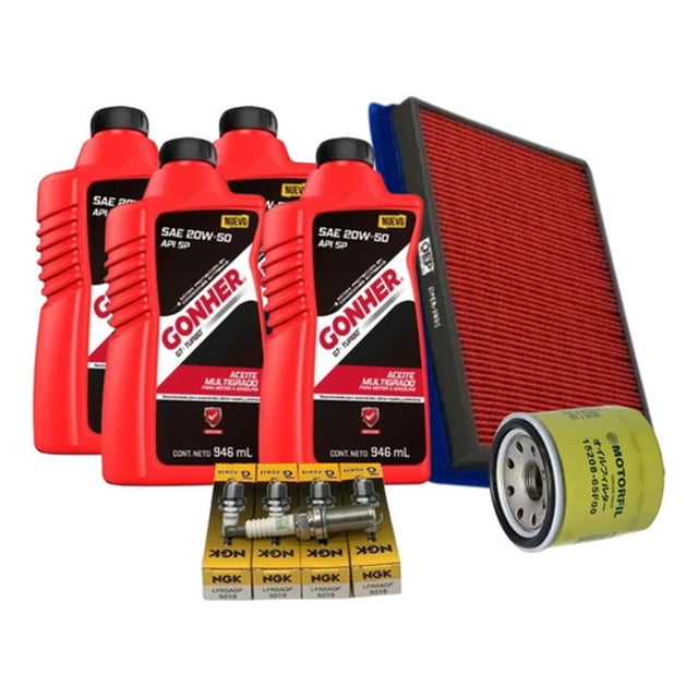 Kit De Afinacion Sentra 2001 Al 2003 1.8 L Gonher Bplatino