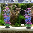 thumbnail image 4 of BRIGHTFUFU 2 piezas de decoración de plástico para peceras, plantas artificiales, decoraciones para peceras pequeñas, accesorios para peceras Betta, 4 of 8