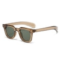 thumbnail image 3 of Gafas de sol de PC de color Hawksbill, gafas cuadradas de cara pequeña europeas y americanas, gafas de sol adelgazantes que cubren el rostro a la moda, 3 of 5