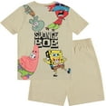 thumbnail image 2 of SpongeBob SquarePants Round Neck Short Sleeve Printed T-Shirt Shorts Set (Big Boys), 2 of 9