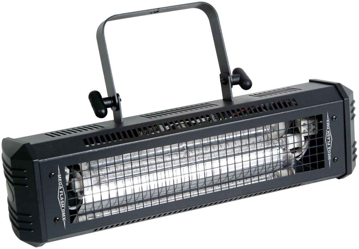 (2) American DJ Mega Flash DMX Strobe Lights w/ Sound Sensor+RGBW Moving Head